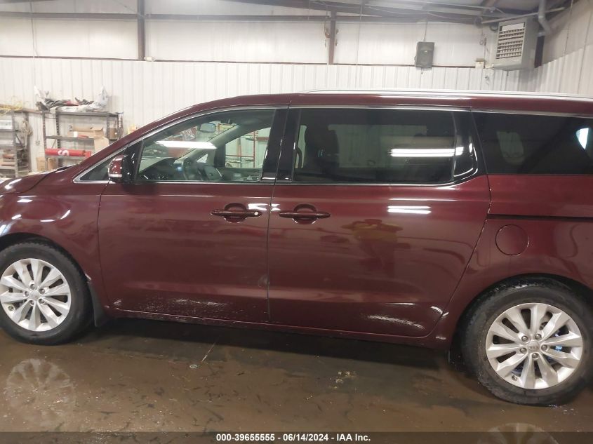 2017 Kia Sedona Ex VIN: KNDMC5C15H6273941 Lot: 39655555