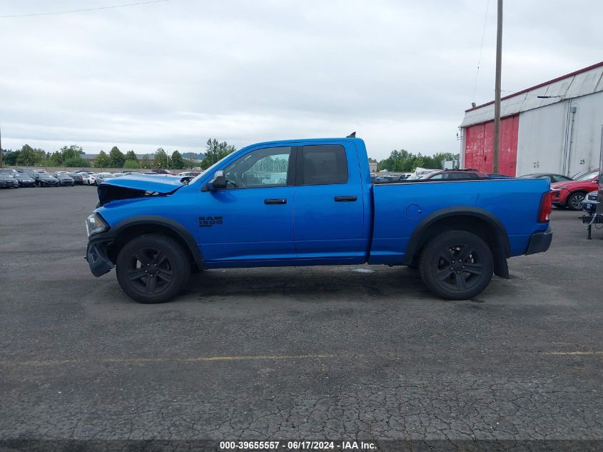 2021 Ram 1500 Classic Warlock Quad Cab 4X4 6'4 Box VIN: 1C6RR7GGXMS537386 Lot: 39655557