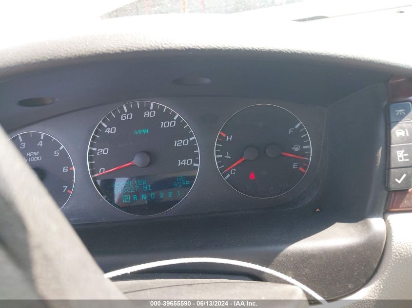 2007 Chevrolet Impala Ltz VIN: 2G1WU58R679300598 Lot: 39655590