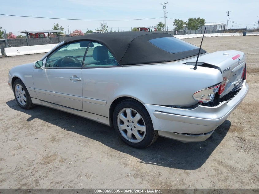 2000 Mercedes-Benz Clk 320 VIN: WDBLK65G9YT047925 Lot: 39655595