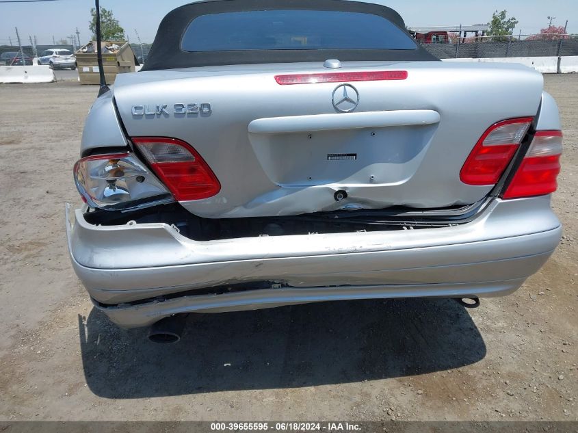 2000 Mercedes-Benz Clk 320 VIN: WDBLK65G9YT047925 Lot: 39655595