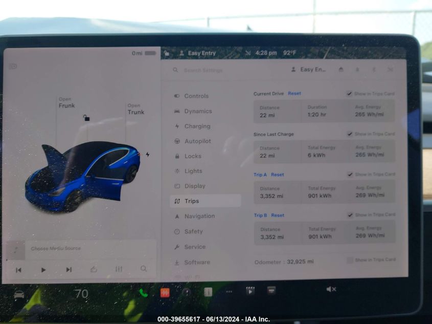 2020 Tesla Model 3 Long Range Dual Motor All-Wheel Drive VIN: 5YJ3E1EB5LF664542 Lot: 39655617