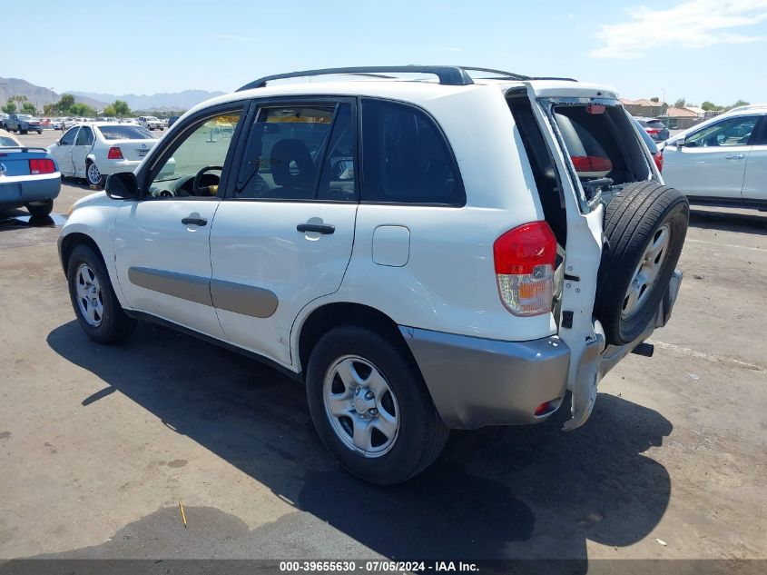 2003 Toyota Rav4 Base (A4) VIN: JTEGH20V530110783 Lot: 39655630