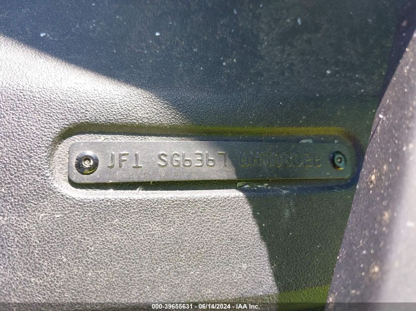 2006 Subaru Forester 2.5X VIN: JF1SG63676H708026 Lot: 39655631