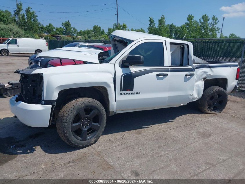 2017 Chevrolet Silverado K1500 Custom VIN: 1GCVKPEC7HZ298596 Lot: 39655634