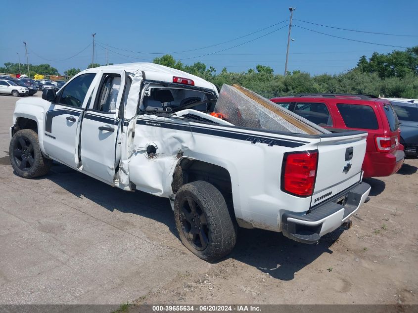 2017 Chevrolet Silverado K1500 Custom VIN: 1GCVKPEC7HZ298596 Lot: 39655634