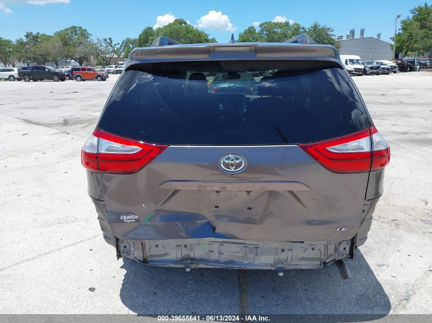 5TDKZ3DC1JS923641 2018 Toyota Sienna Le 8 Passenger