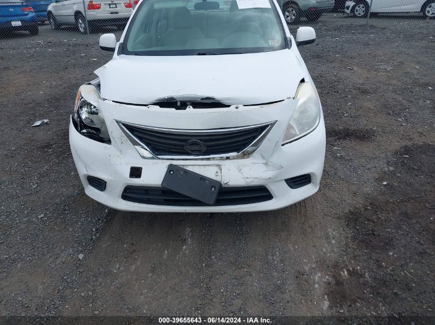 2014 Nissan Versa 1.6 S/1.6 S+/1.6 Sl/1.6 Sv VIN: 3N1CN7AP3EL847577 Lot: 39655643