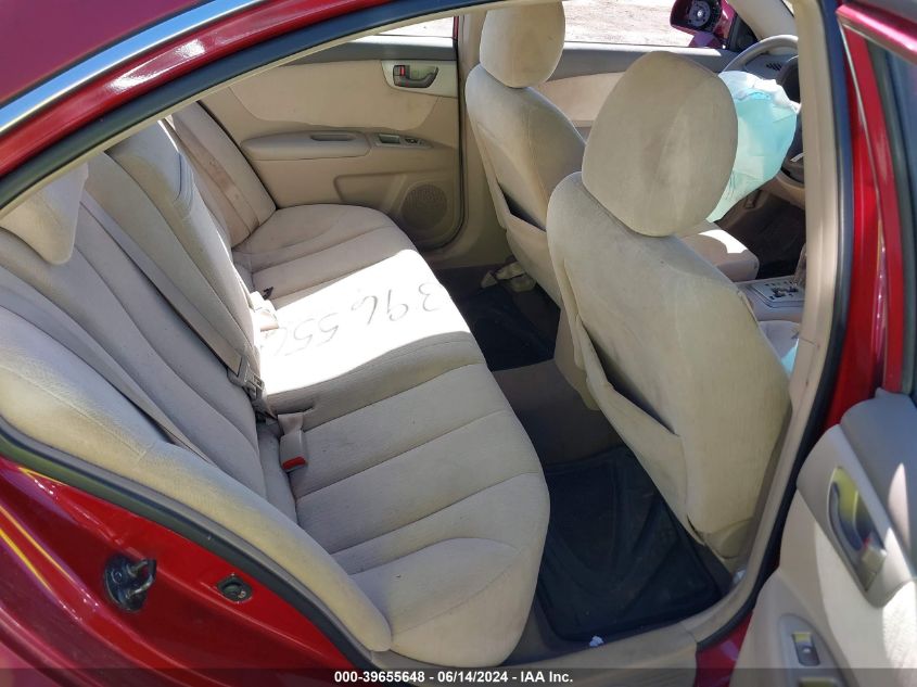 2007 Kia Optima Lx VIN: KNAGE123575117676 Lot: 39655648