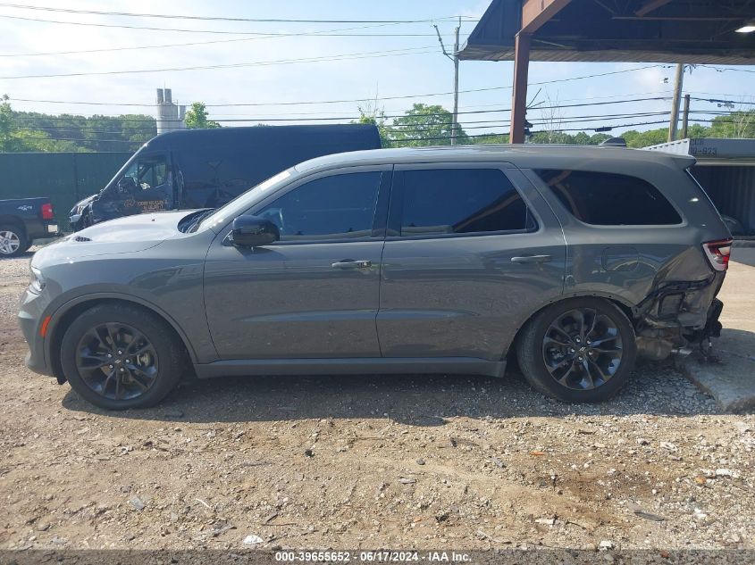 2022 Dodge Durango Gt Awd VIN: 1C4RDJDG0NC212654 Lot: 39655652