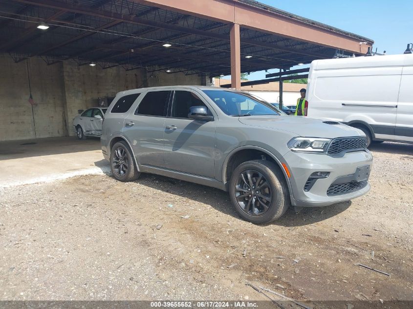 2022 Dodge Durango Gt Awd VIN: 1C4RDJDG0NC212654 Lot: 39655652