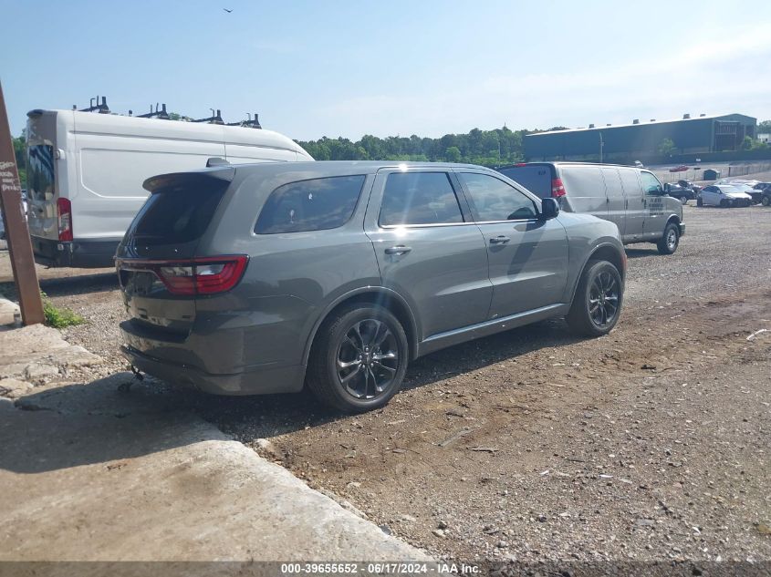 2022 Dodge Durango Gt Awd VIN: 1C4RDJDG0NC212654 Lot: 39655652