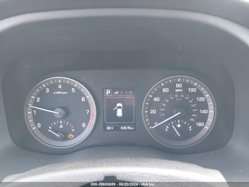 2018 Hyundai Tucson Limited/Sport And Eco/Se VIN: KM8J3CA44JU603862 Lot: 39655659