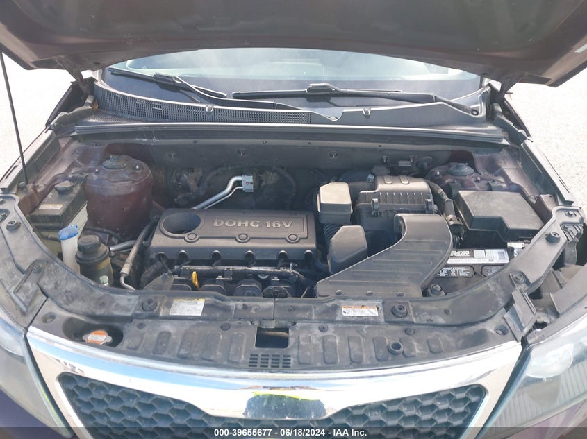 2011 Kia Sorento Lx VIN: 5XYKT3A12BG003018 Lot: 39655677