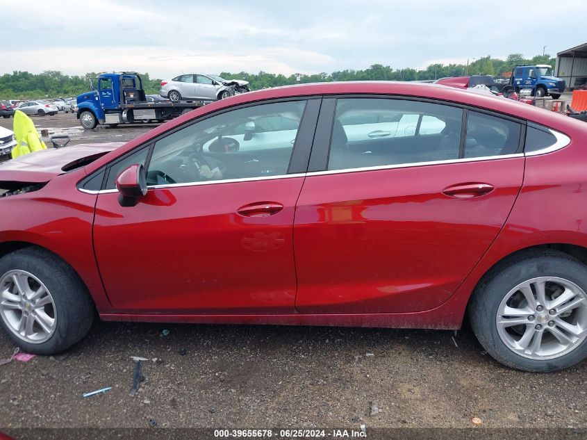 2018 Chevrolet Cruze Lt Auto VIN: 1G1BE5SM3J7227739 Lot: 39655678