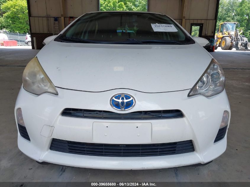 2012 Toyota Prius C Three VIN: JTDKDTB39C1016699 Lot: 39655680