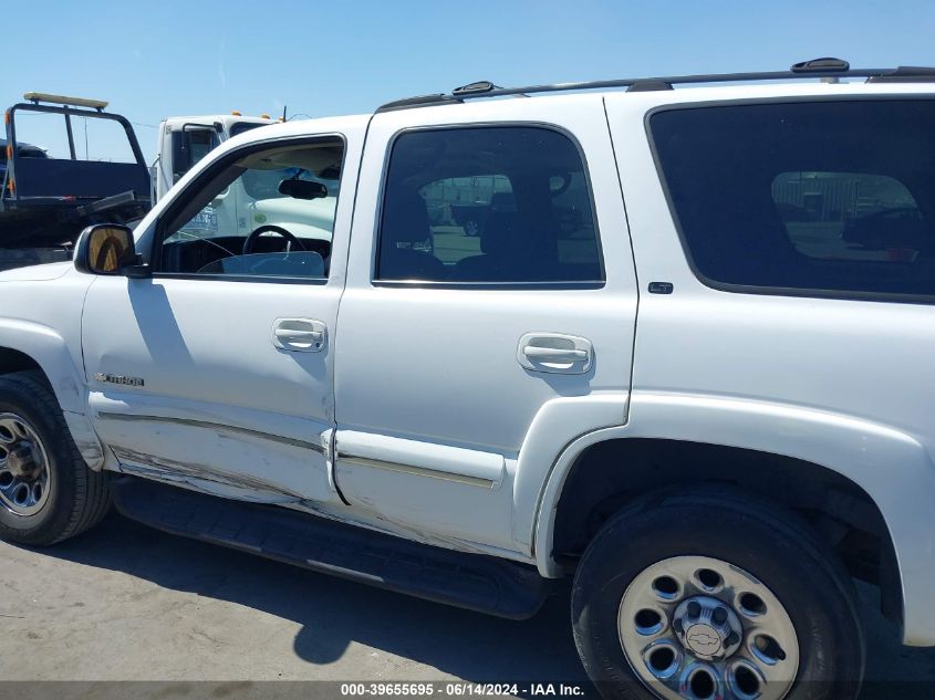 2003 Chevrolet Tahoe Lt VIN: 1GNEK13T43R212175 Lot: 39655695