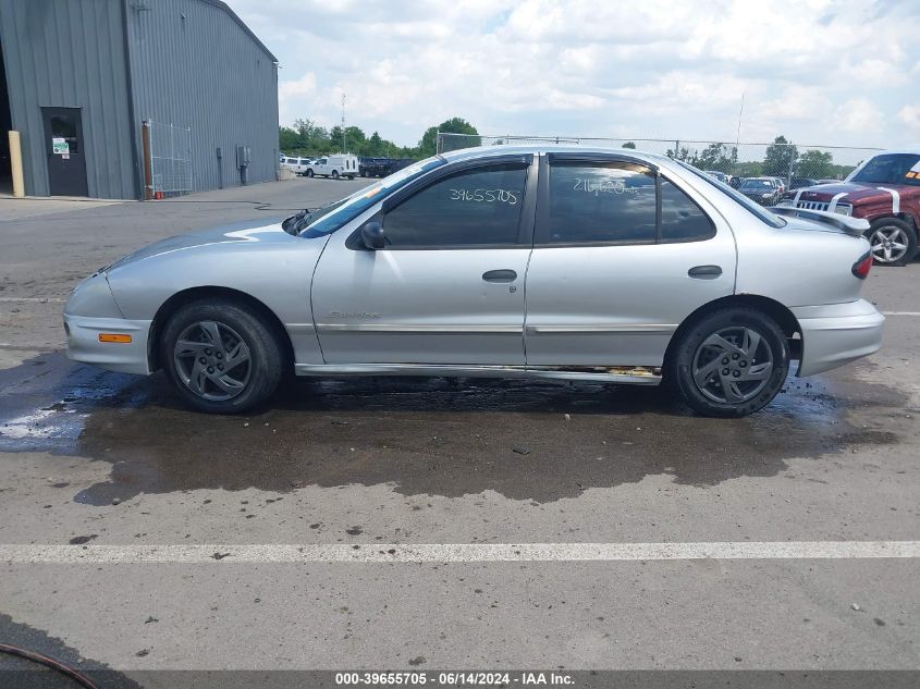 2002 Pontiac Sunfire Se VIN: 1G2JB524227142747 Lot: 39655705