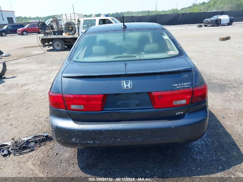2005 Honda Accord Hybrid Ima VIN: JHMCN36495C007222 Lot: 39655722