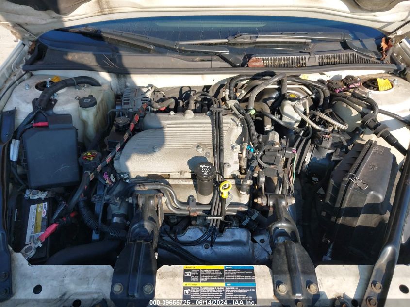 2006 Chevrolet Impala Ls VIN: 2G1WB58K969175832 Lot: 39655725