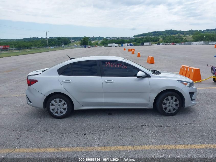 2021 Kia Rio Lx VIN: 3KPA24AD4ME395563 Lot: 39655726