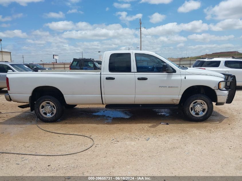 2003 Dodge Ram 2500 Slt/Laramie/St VIN: 3D7KU28683G704793 Lot: 39655731
