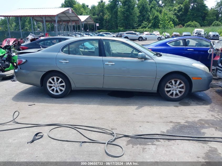 2003 Lexus Es 300 VIN: JTHBF30G230144027 Lot: 39655733