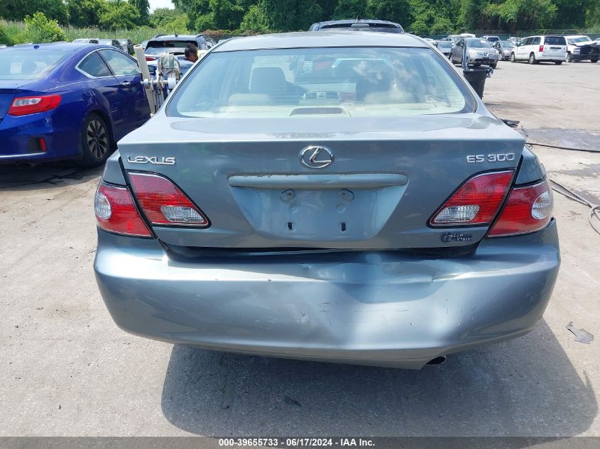 2003 Lexus Es 300 VIN: JTHBF30G230144027 Lot: 39655733