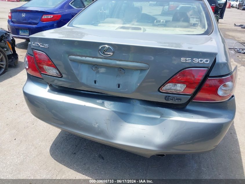 2003 Lexus Es 300 VIN: JTHBF30G230144027 Lot: 39655733