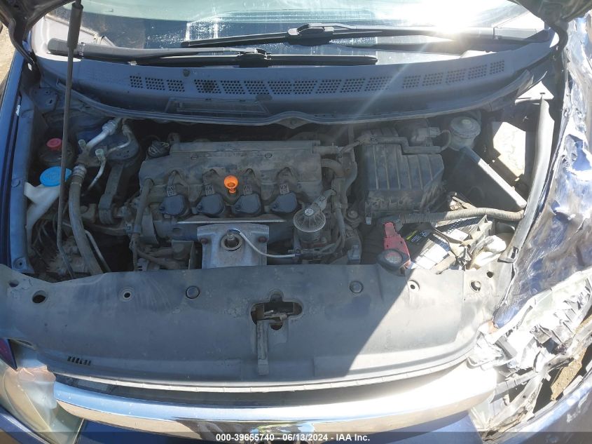 2008 Honda Civic Lx VIN: 1HGFA16538L084326 Lot: 39655740