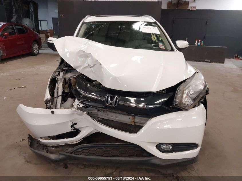 2018 Honda Hr-V Ex-L VIN: 3CZRU6H76JM707337 Lot: 39655753