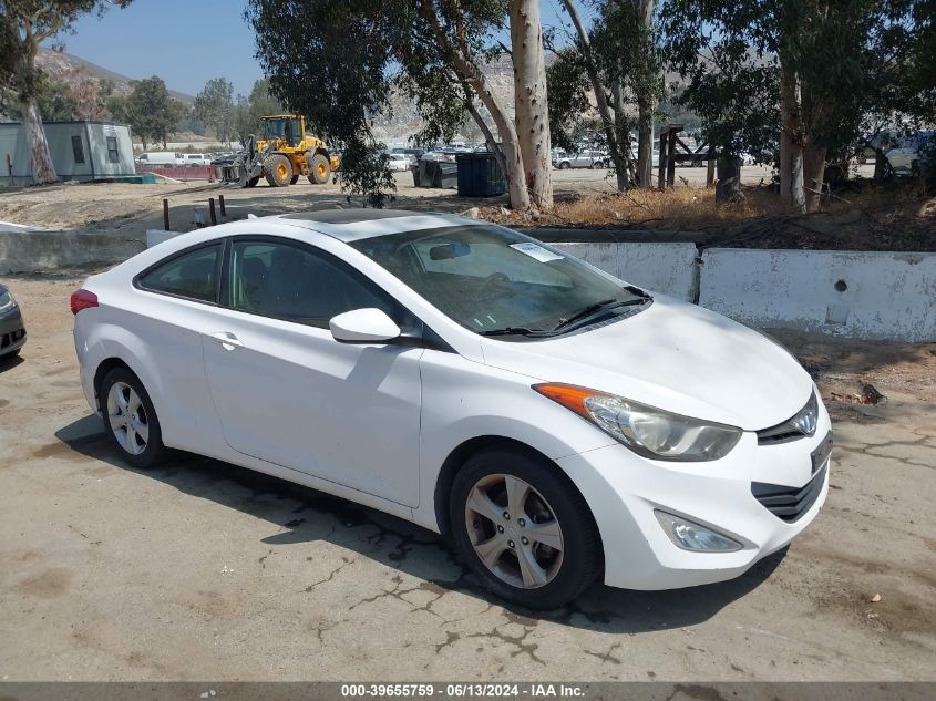 2013 Hyundai Elantra Gs VIN: KMHDH6AE7DU001292 Lot: 39655759