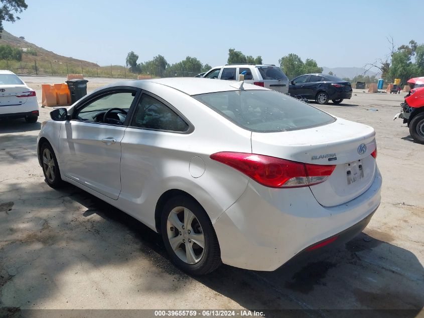 2013 Hyundai Elantra Gs VIN: KMHDH6AE7DU001292 Lot: 39655759