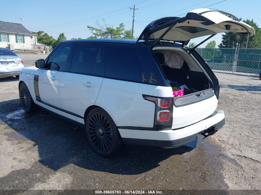 2020 Land Rover Range Rover Hse VIN: SALGS2RU2LA581230 Lot: 39655793