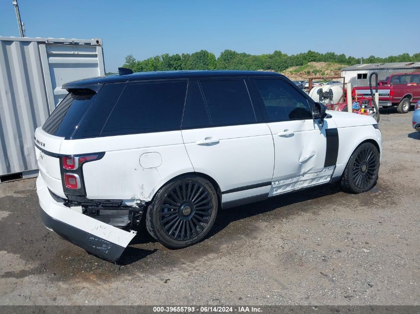 2020 Land Rover Range Rover Hse VIN: SALGS2RU2LA581230 Lot: 39655793