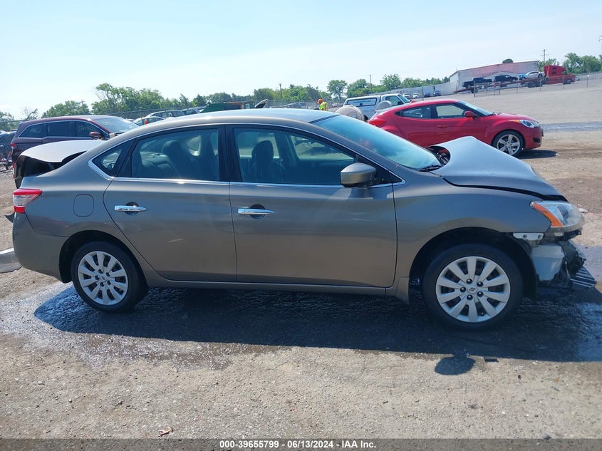 2015 Nissan Sentra Sv VIN: 3N1AB7AP6FL678219 Lot: 39655799