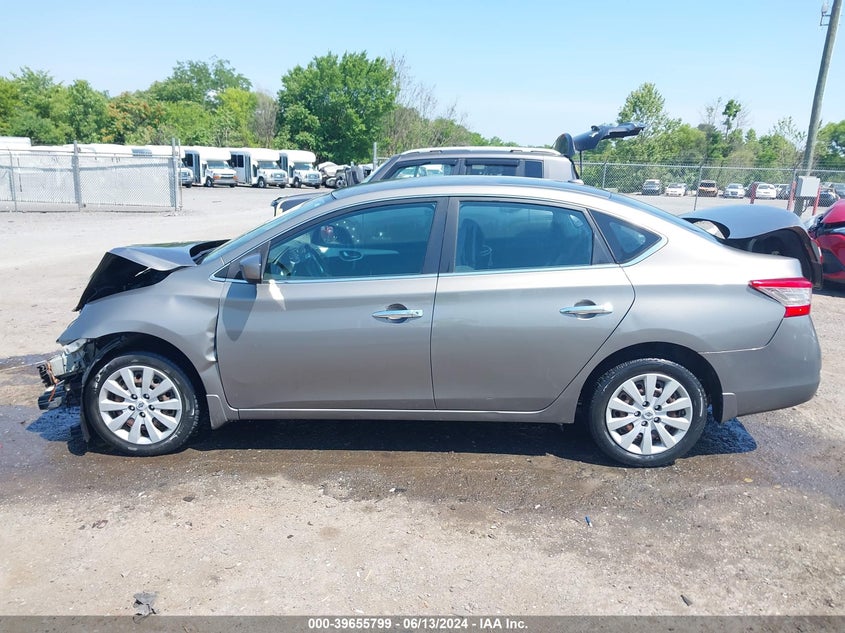 2015 Nissan Sentra Sv VIN: 3N1AB7AP6FL678219 Lot: 39655799