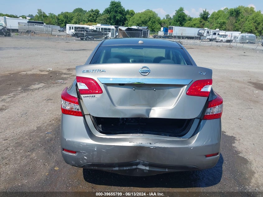 2015 Nissan Sentra Sv VIN: 3N1AB7AP6FL678219 Lot: 39655799