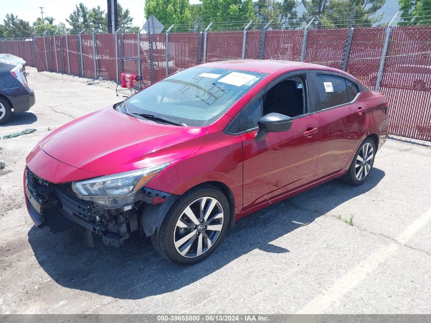 2021 Nissan Versa Sr Xtronic Cvt VIN: 3N1CN8FV2ML872210 Lot: 39655800