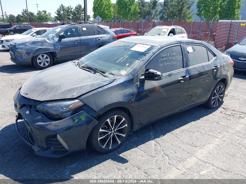 2019 Toyota Corolla Se VIN: 2T1BURHEXKC134508 Lot: 39655804