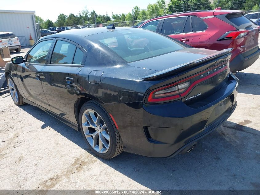 2022 Dodge Charger Gt Rwd VIN: 2C3CDXHG8NH152644 Lot: 39655812