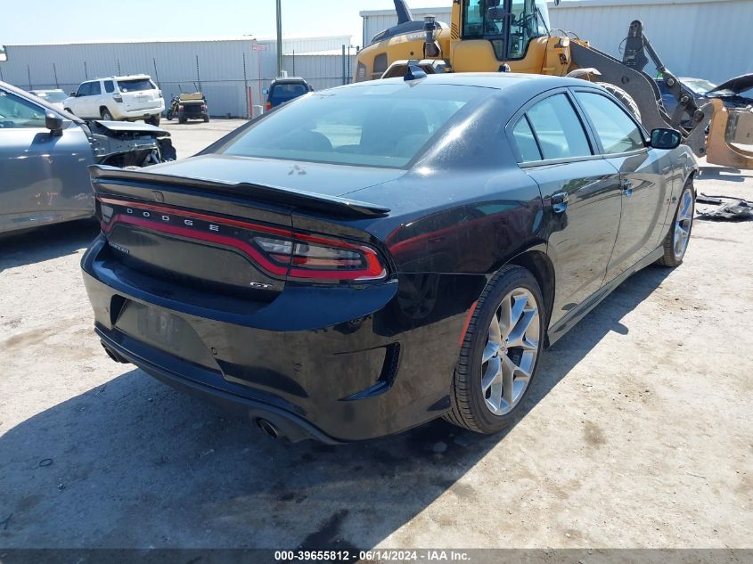 2022 Dodge Charger Gt Rwd VIN: 2C3CDXHG8NH152644 Lot: 39655812