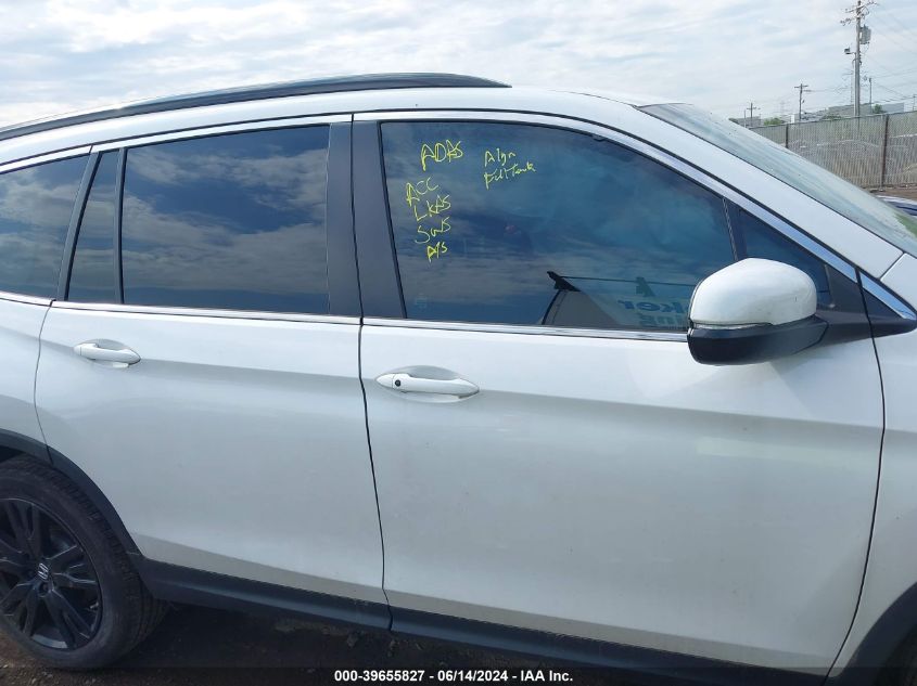 2022 Honda Pilot Awd Special Edition VIN: 5FNYF6H26NB104625 Lot: 39655827