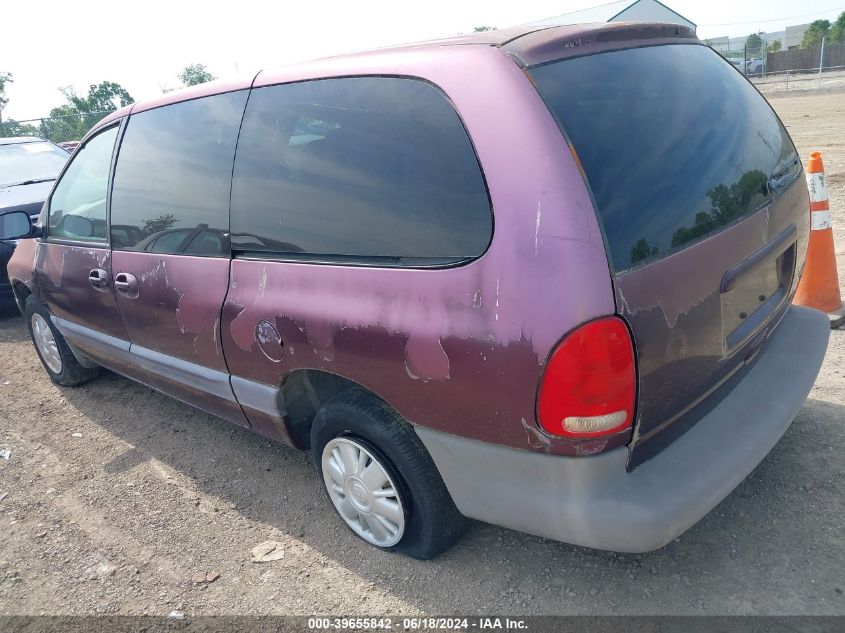 2000 Plymouth Grand Voyager Se VIN: 1P4GP44G3YB503302 Lot: 39655842