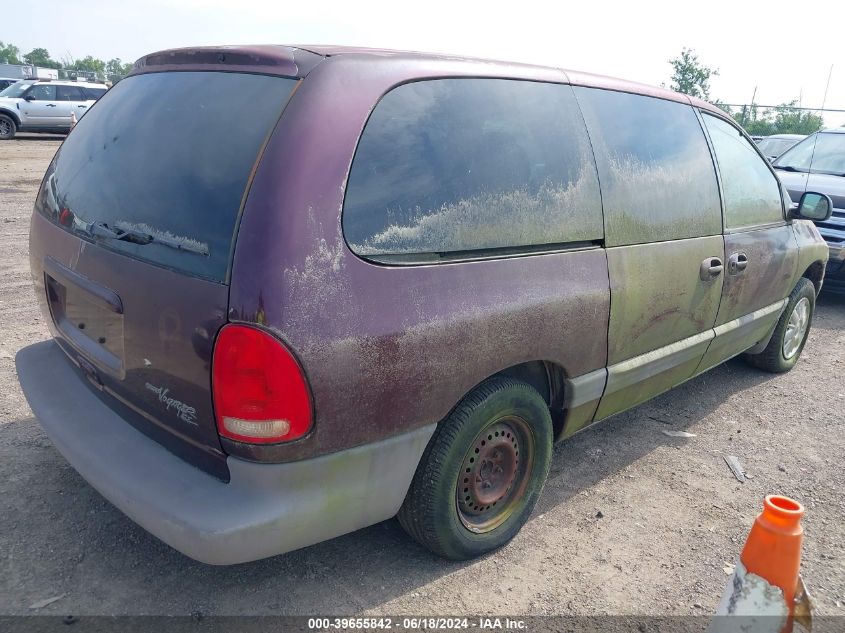 2000 Plymouth Grand Voyager Se VIN: 1P4GP44G3YB503302 Lot: 39655842