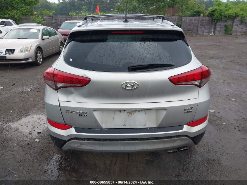 2017 Hyundai Tucson Eco VIN: KM8J3CA25HU351743 Lot: 39655857