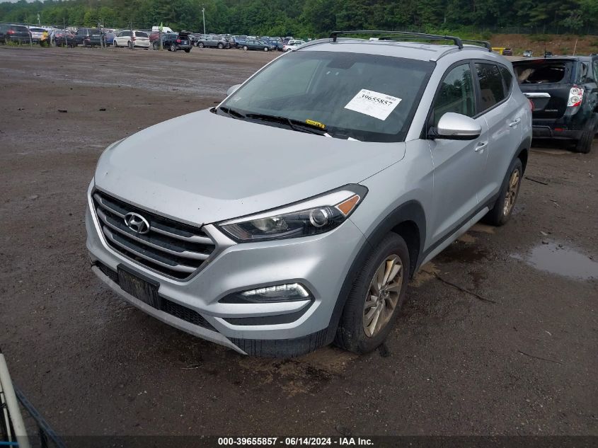 2017 Hyundai Tucson Eco VIN: KM8J3CA25HU351743 Lot: 39655857