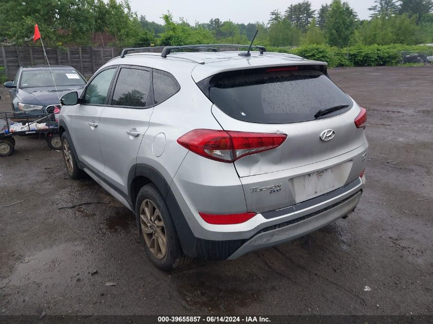 2017 Hyundai Tucson Eco VIN: KM8J3CA25HU351743 Lot: 39655857