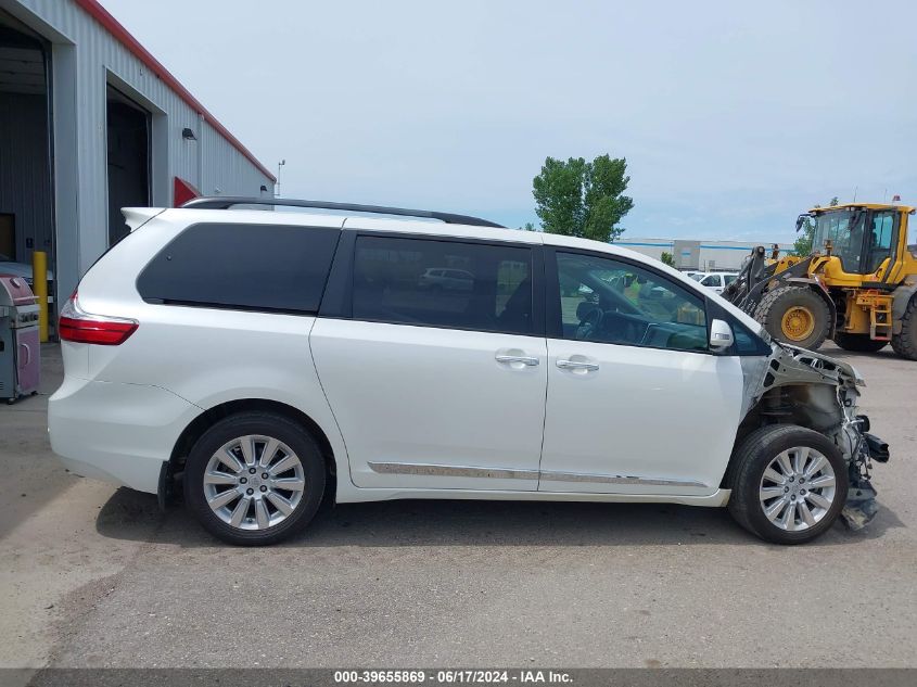 2015 Toyota Sienna Limited Premium 7 Passenger VIN: 5TDDK3DC0FS111669 Lot: 39655869