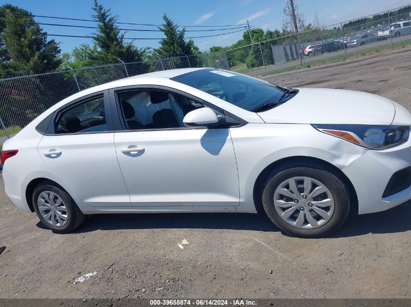 2022 Hyundai Accent Se VIN: 3KPC24A69NE171328 Lot: 39655874